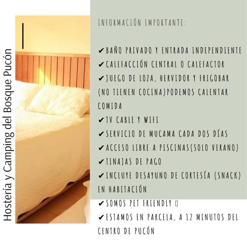 Hosteria Y Camping Del Bosque Pucón Eksteriør billede